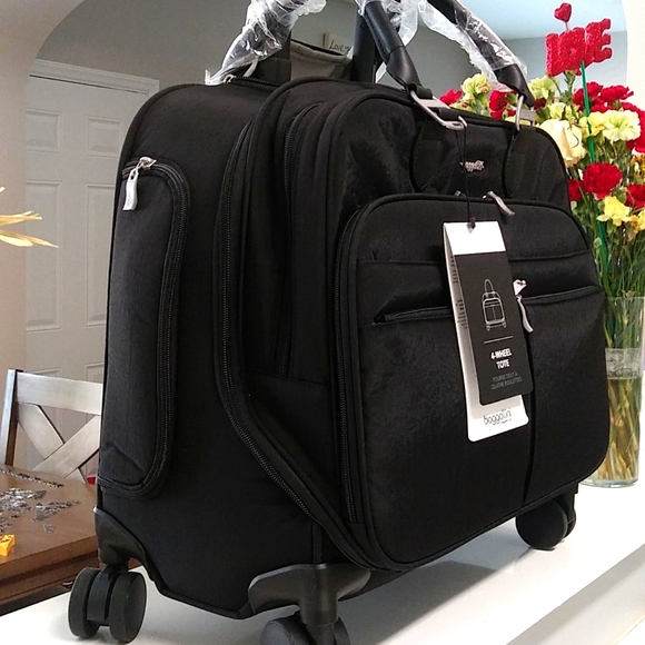 Baggallini Unisex Adult 4 Wheel Tote bag-Black color - Picture 7 of 14